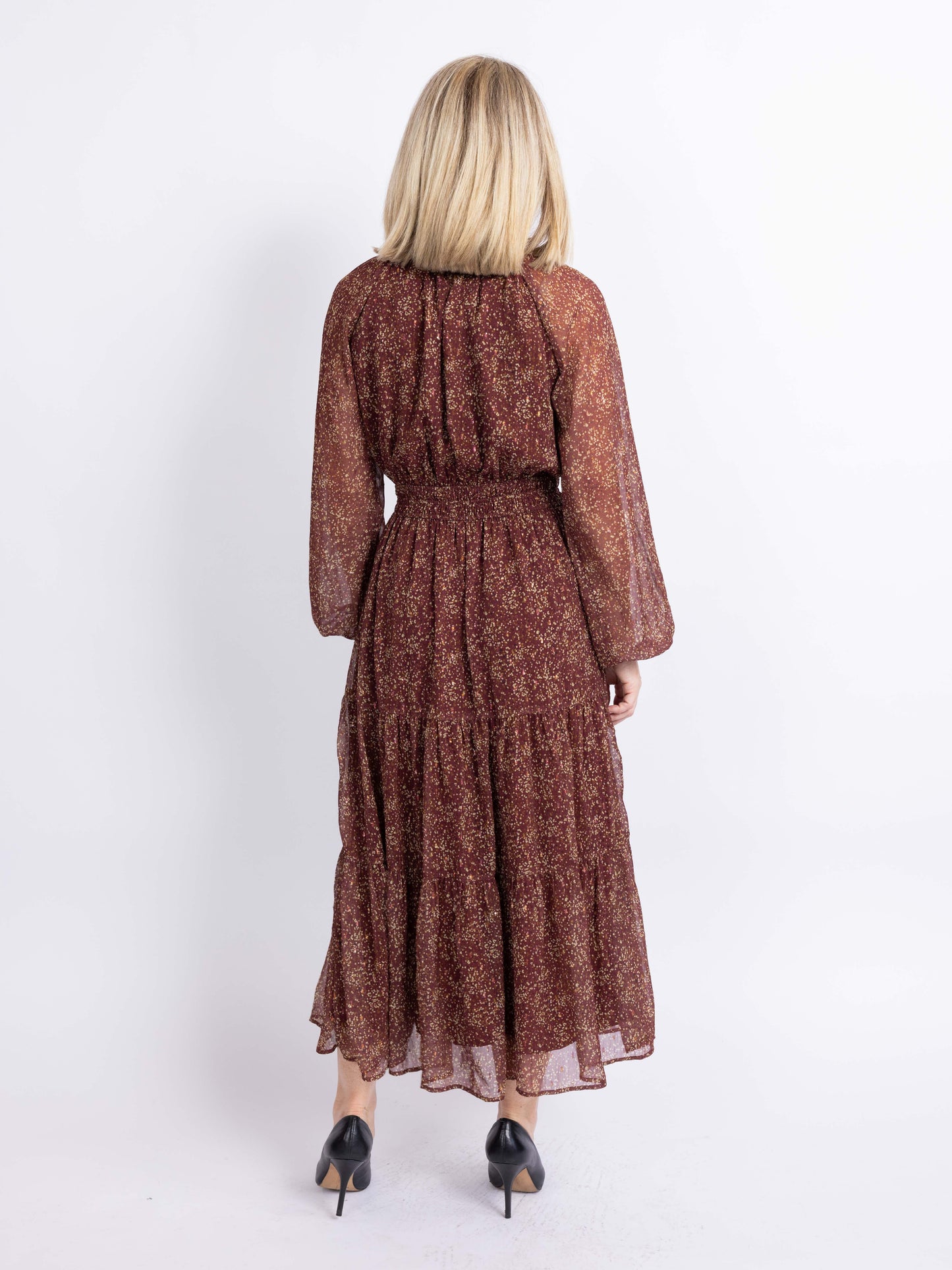 Candlelight Tiered Midi Dress