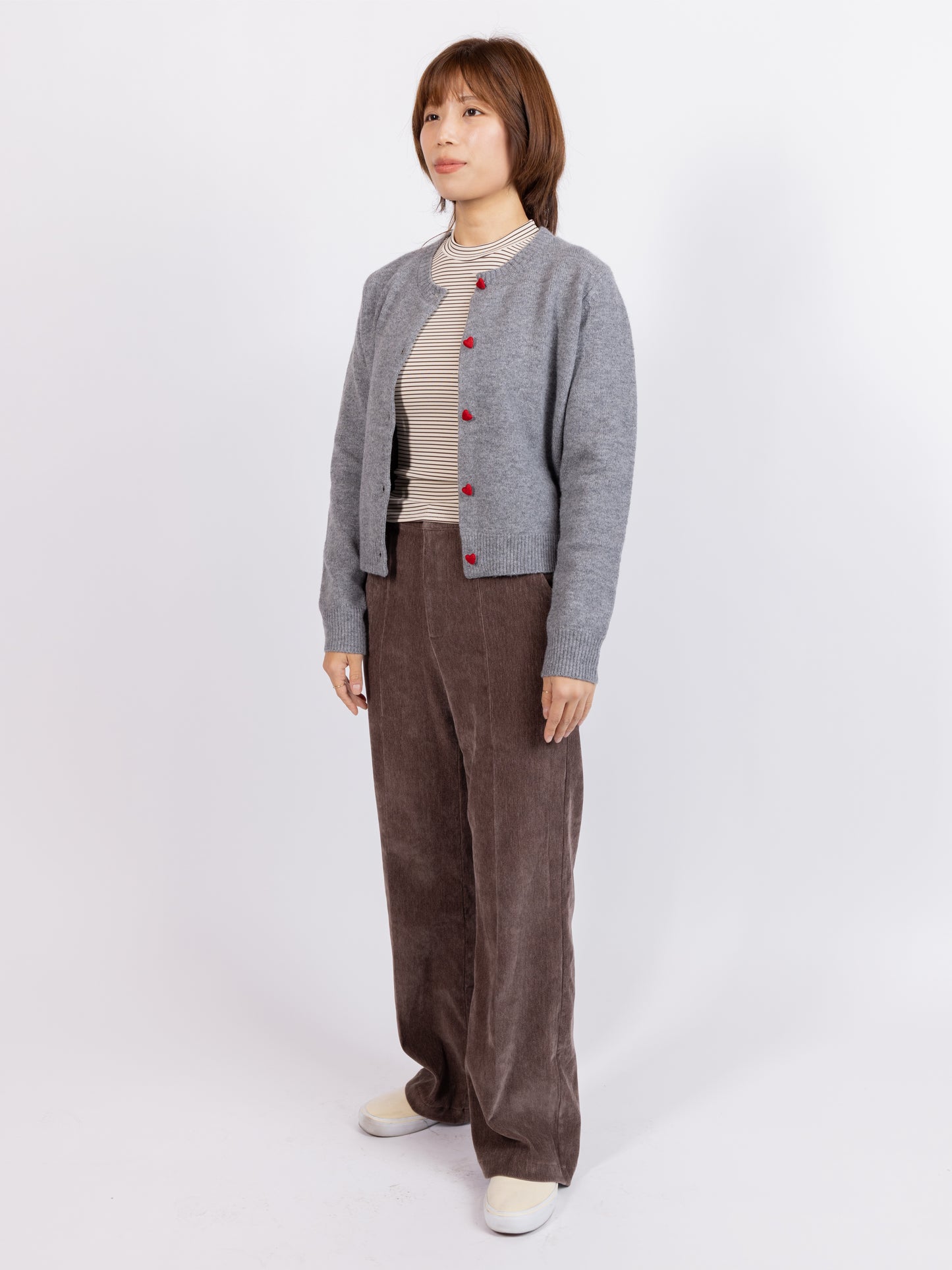 Leighton Heart Button Cardi