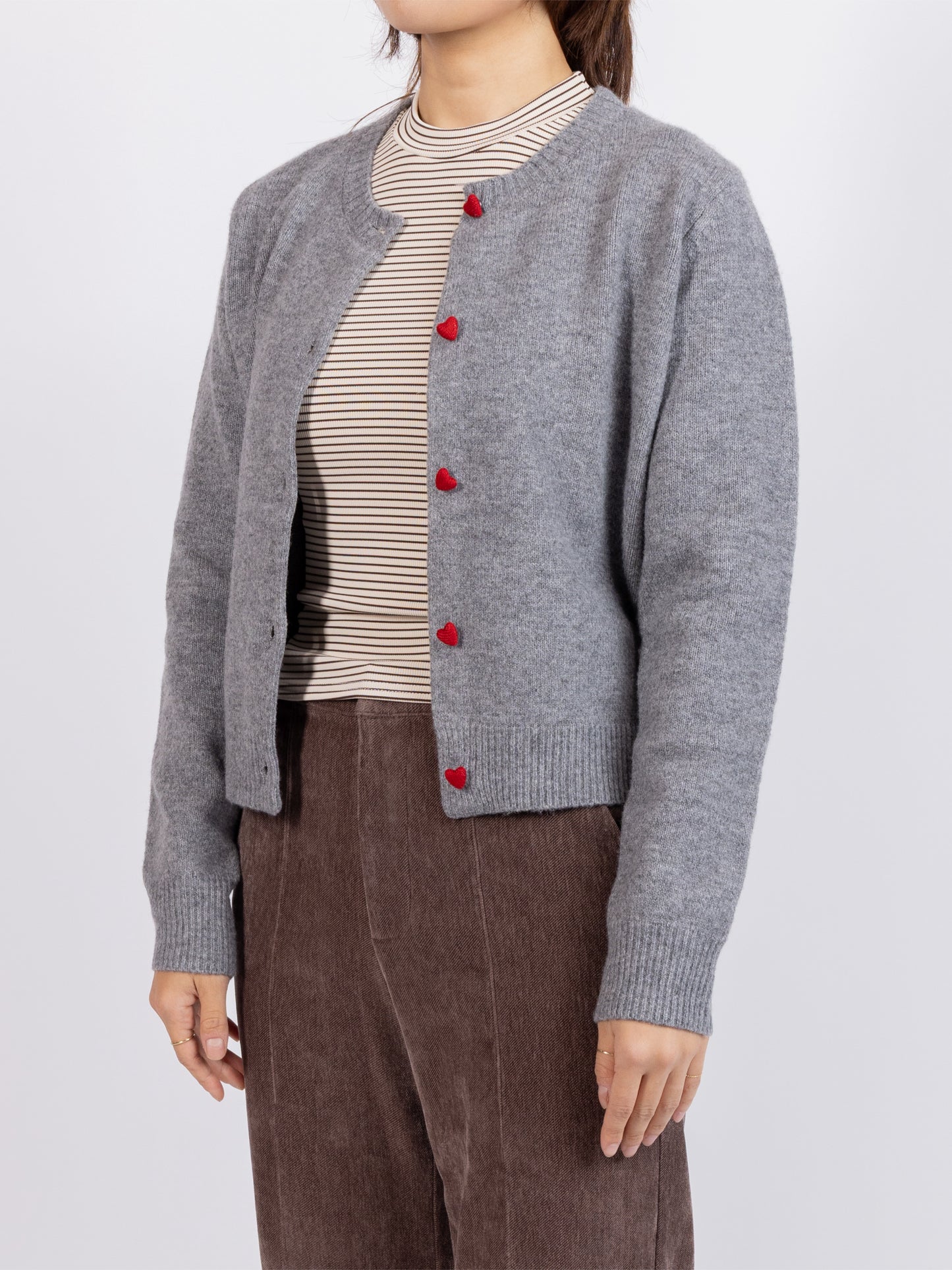 Leighton Heart Button Cardi