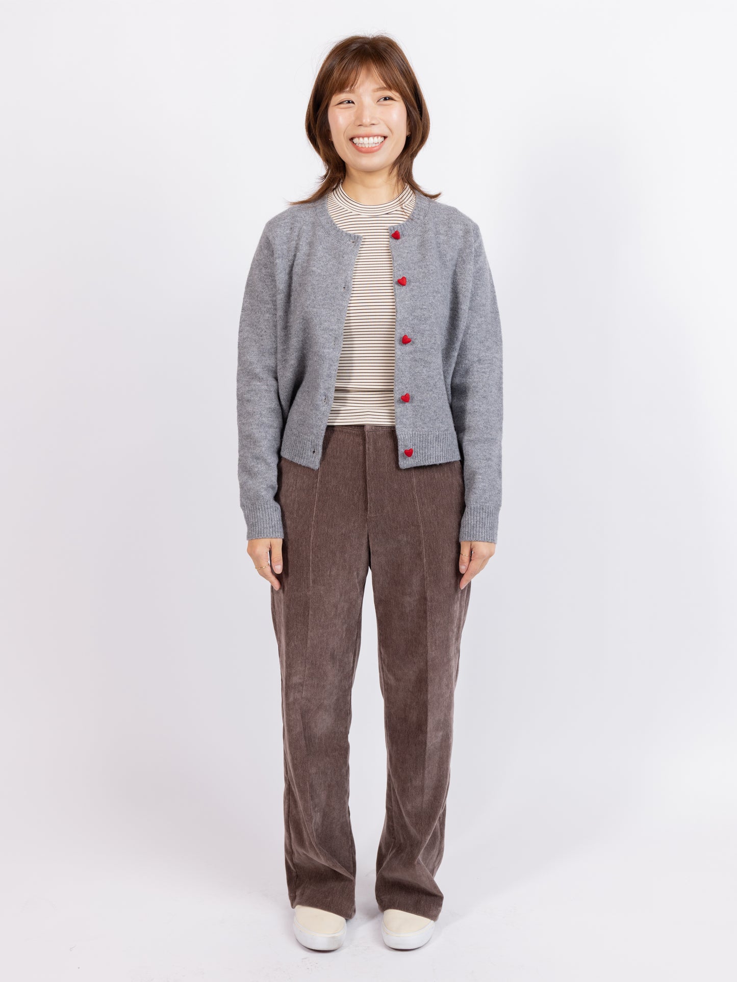 Leighton Heart Button Cardi