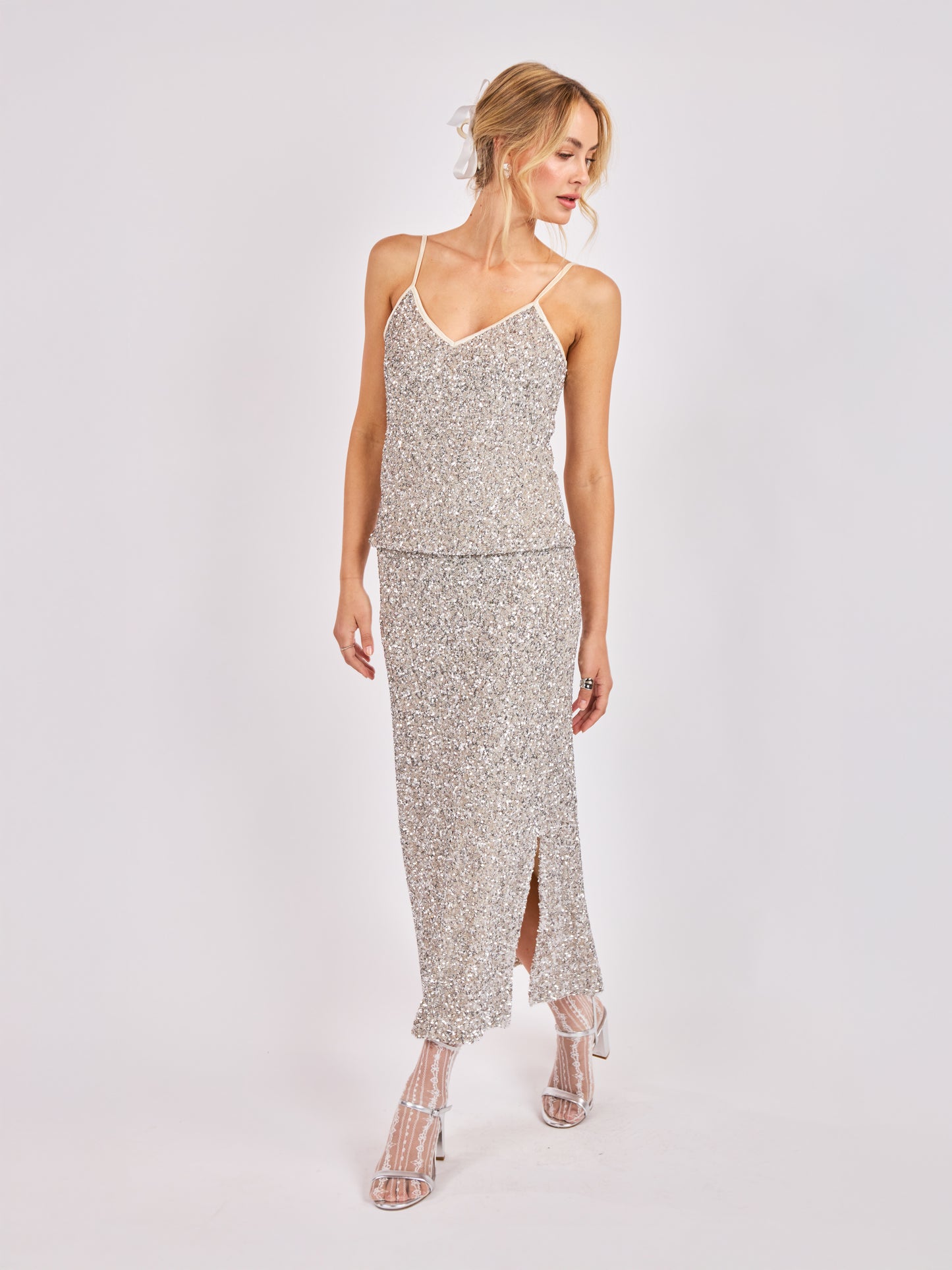 Luster Maxi Skirt