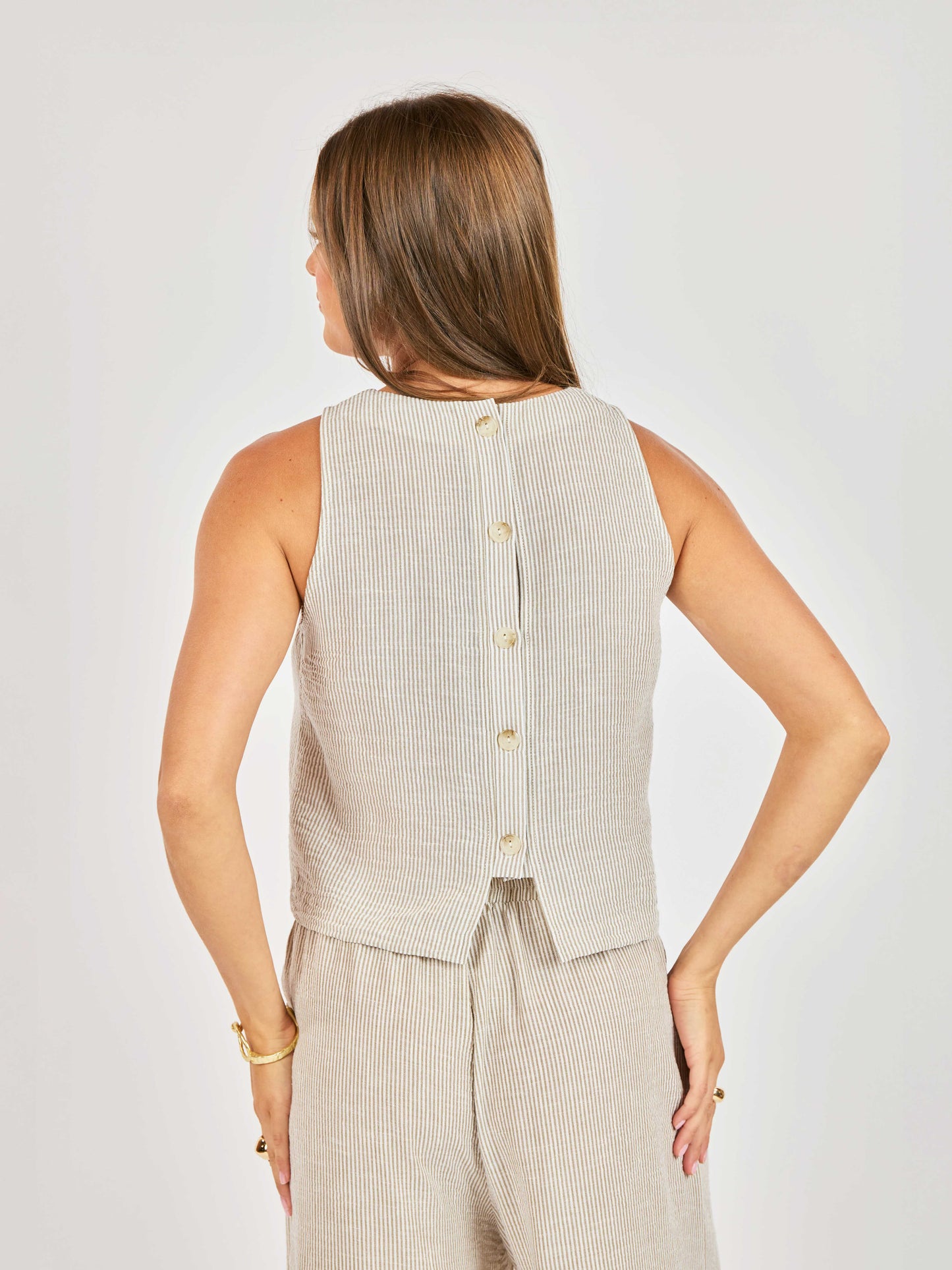 Garden Sun Button Tank