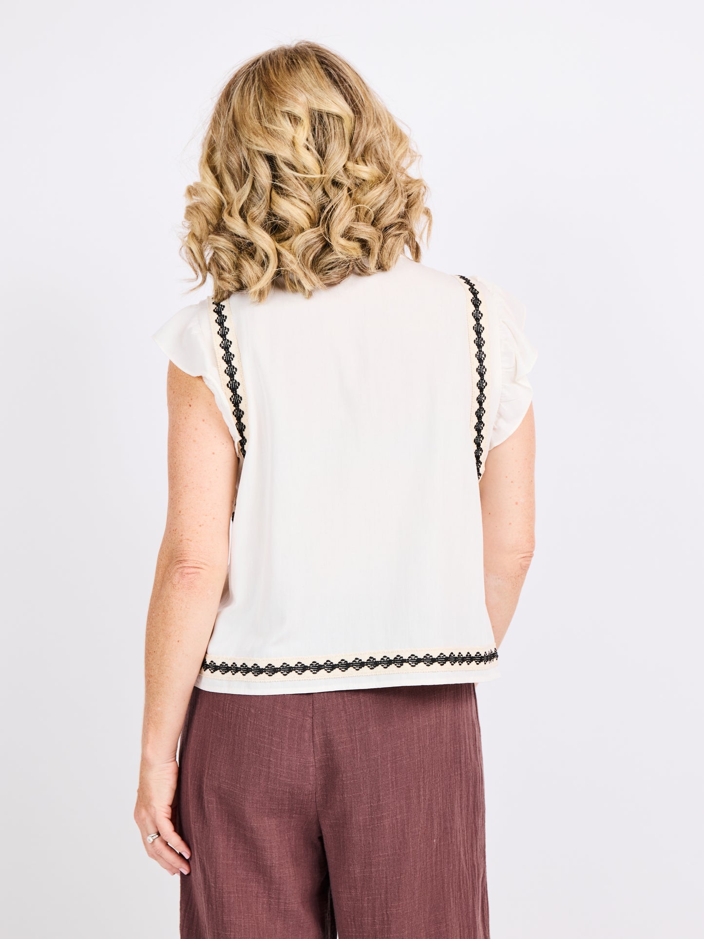 Memory Lane Ruffle Top
