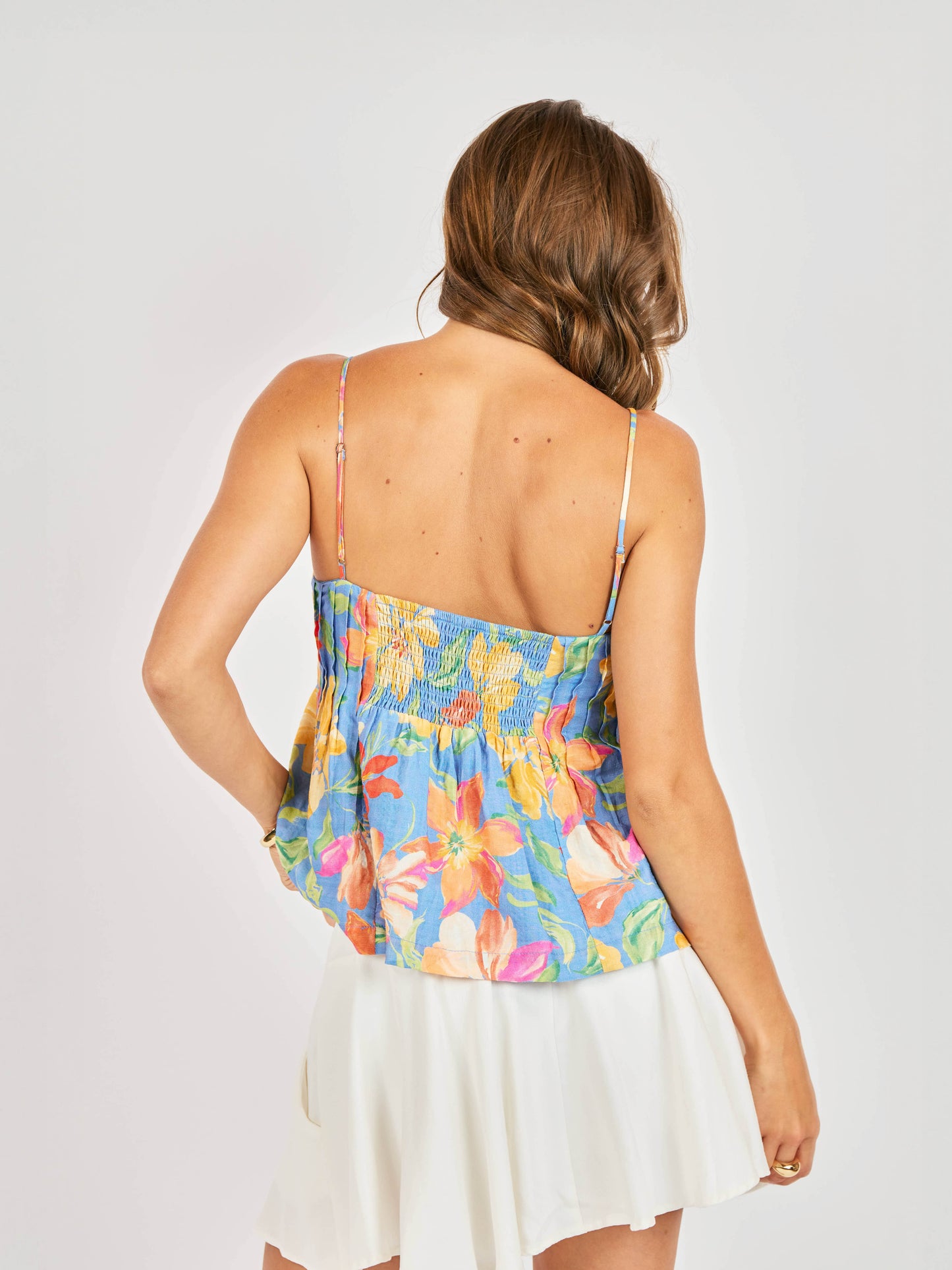 Beach Cowgirl Pleated Cami