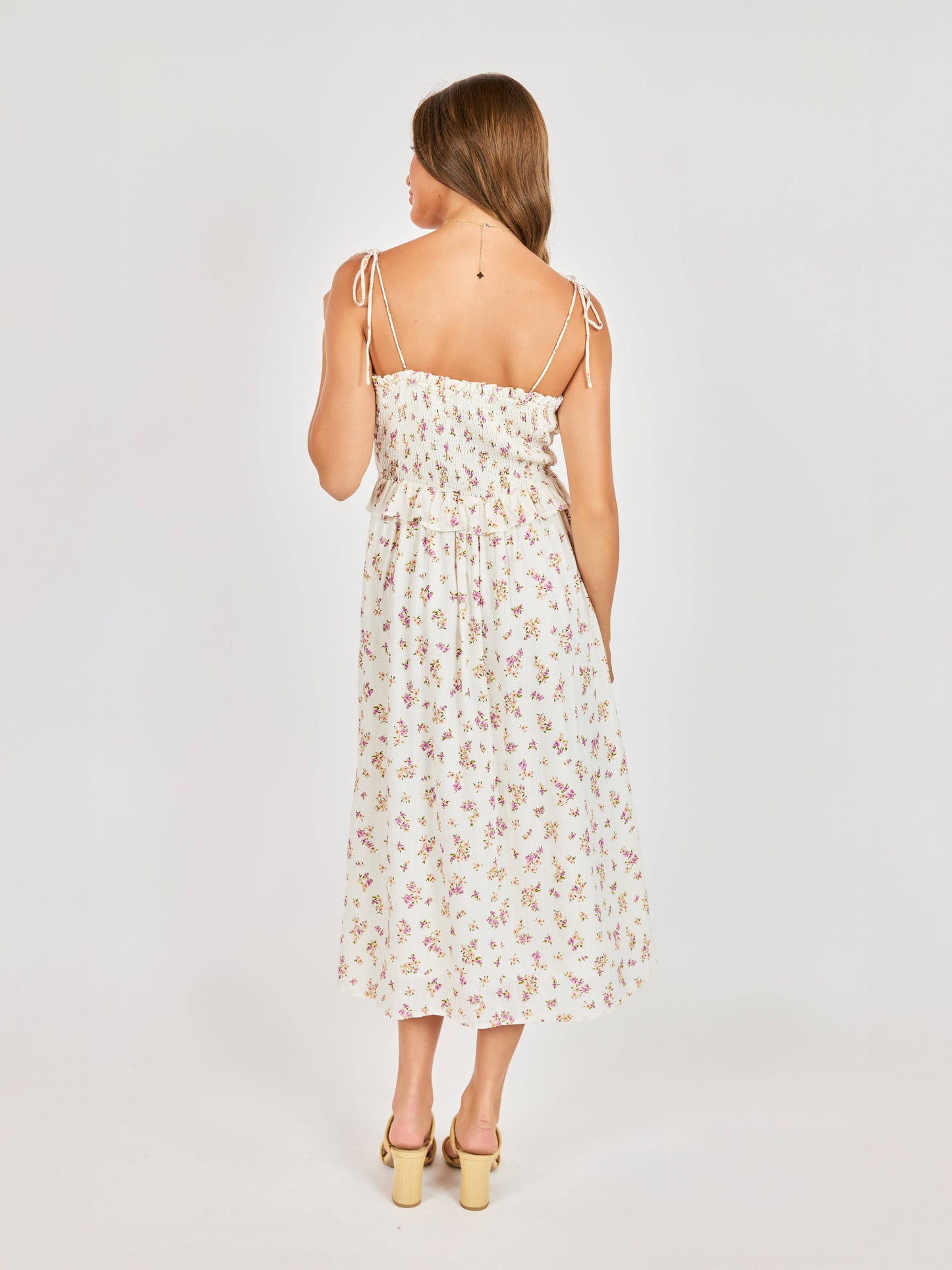 Bouquet Sweetheart Midi Dress