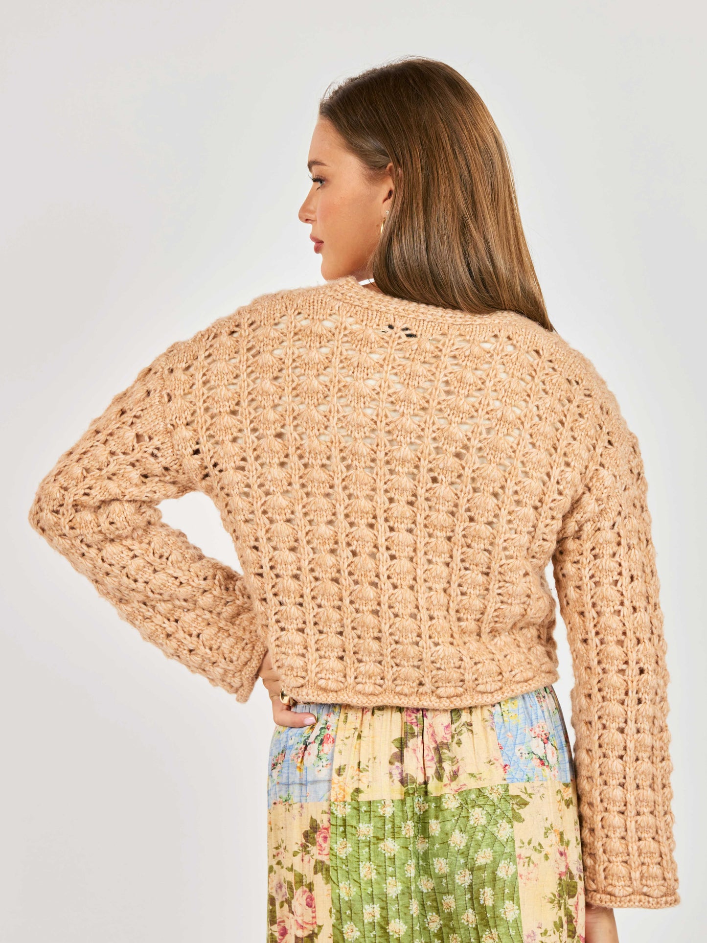 Krista Open Knit Cardi