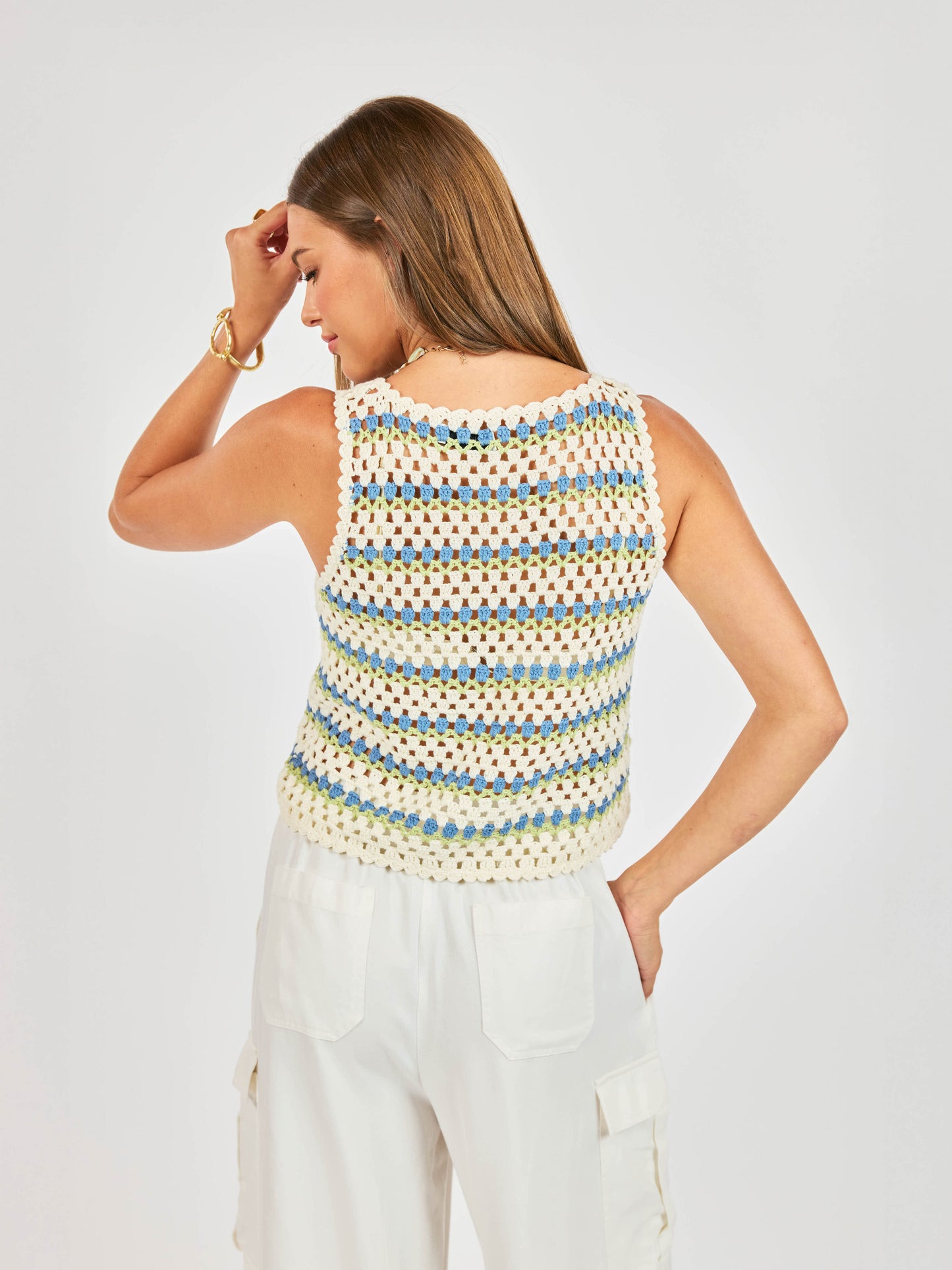Stairsteps Crochet Vest