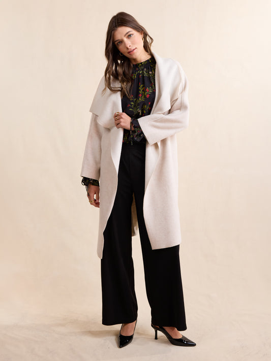 Adley Belted Wrap Coat