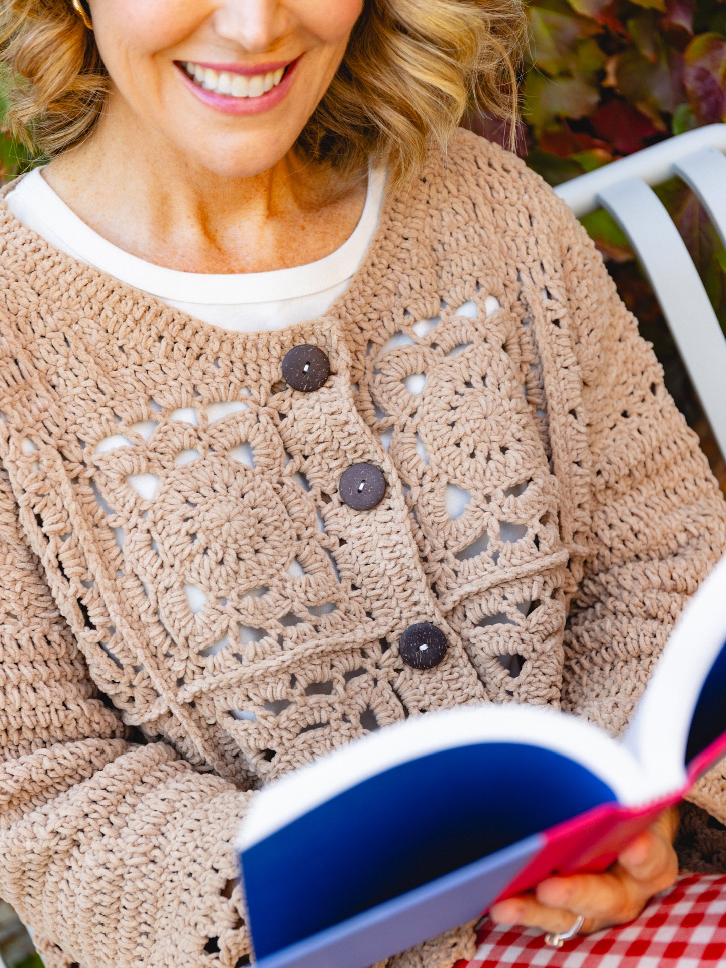 Caudalie Handknit Cardi