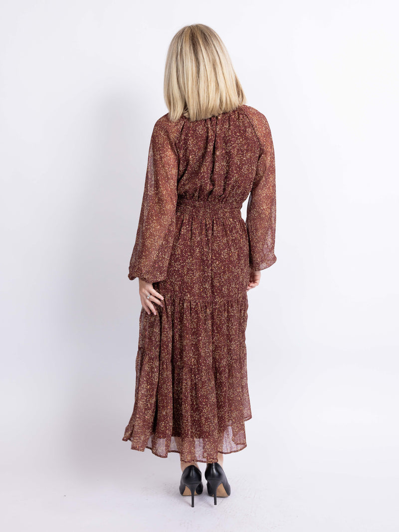 Candlelight Tiered Midi Dress