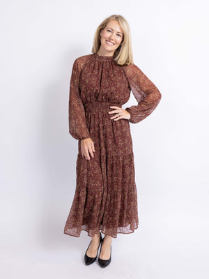 Candlelight Tiered Midi Dress