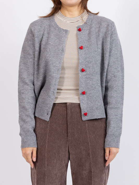 Leighton Heart Button Cardi