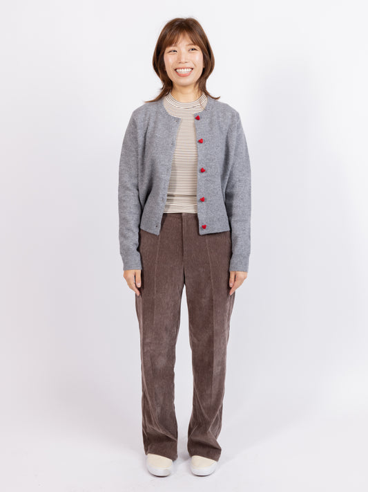 Leighton Heart Button Cardi