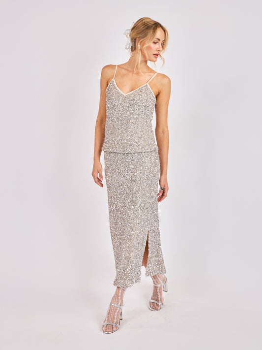 Luster Maxi Skirt