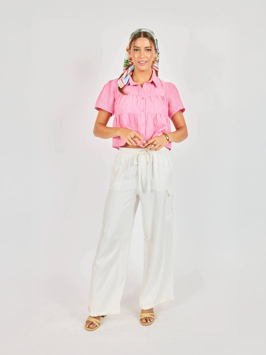 By The Sea Tiered Shirt