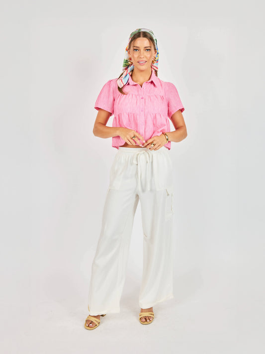 By The Sea Tiered Shirt