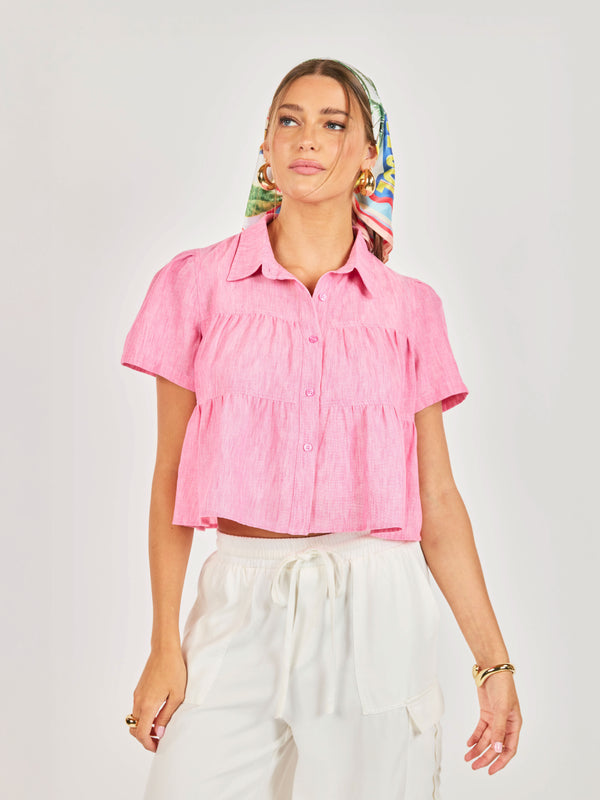 By The Sea Tiered Shirt
