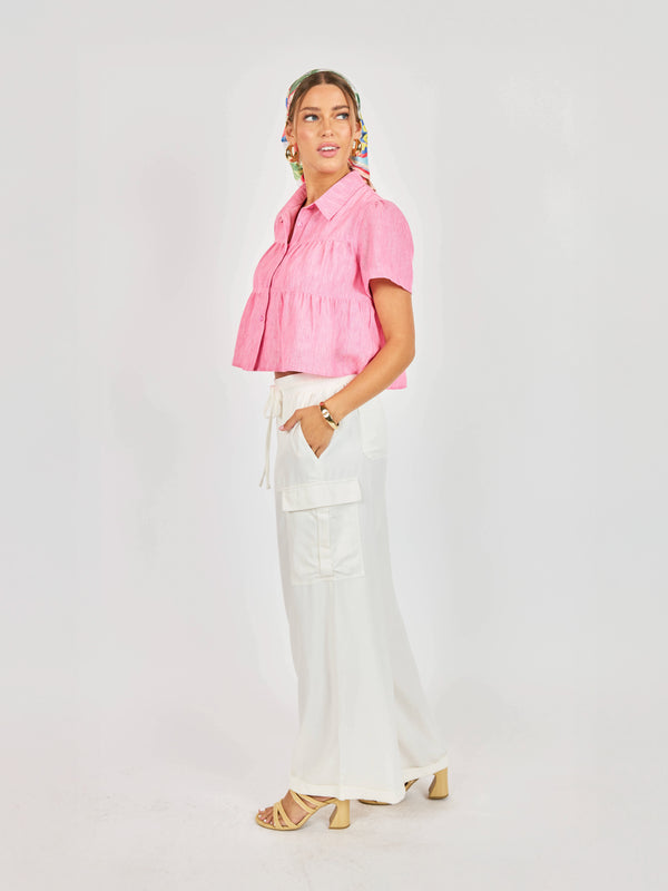 By The Sea Tiered Shirt