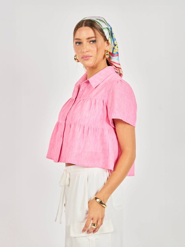 By The Sea Tiered Shirt