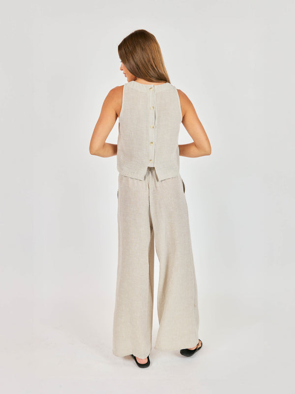 Garden Sun Button Tank