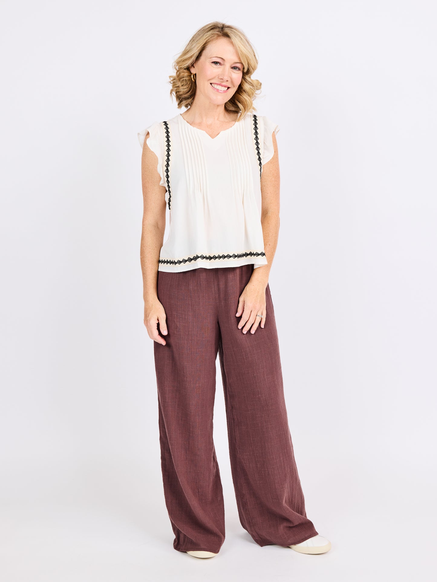 Memory Lane Ruffle Top