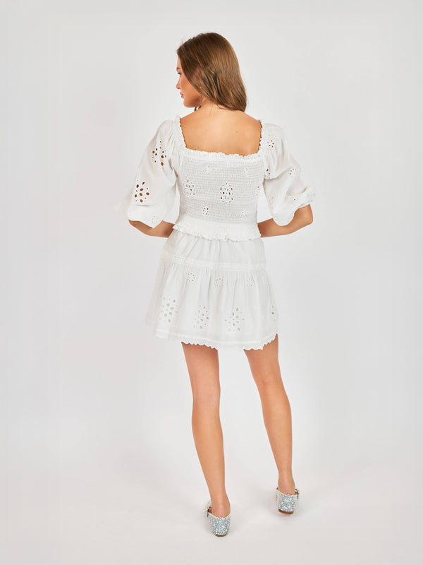 Bloomfield Smocked Top