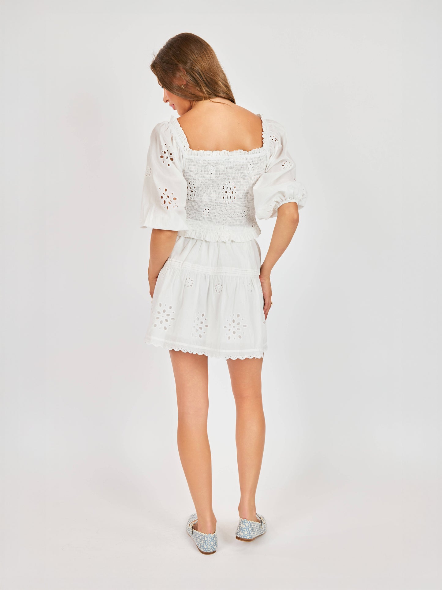 Bloomfield Smocked Top