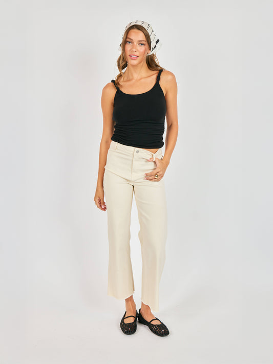 Statuesque Twisted Strap Tank