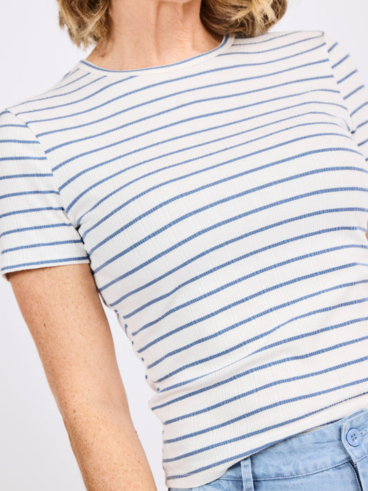 Memento Stripe Tee