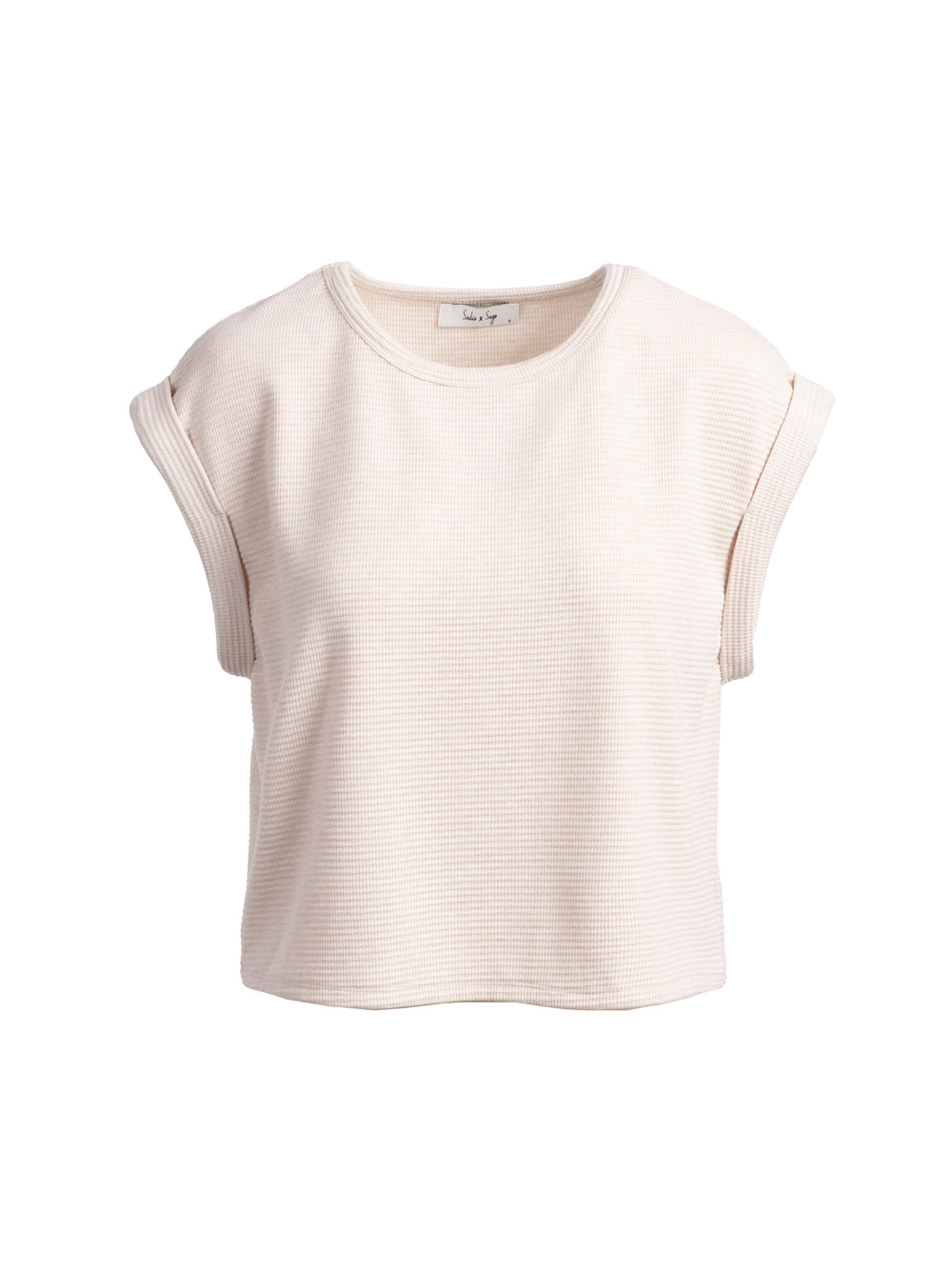 Locket Cuff Sleeve Tee