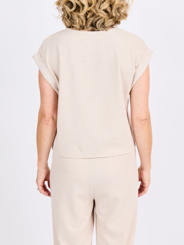 Locket Cuff Sleeve Tee