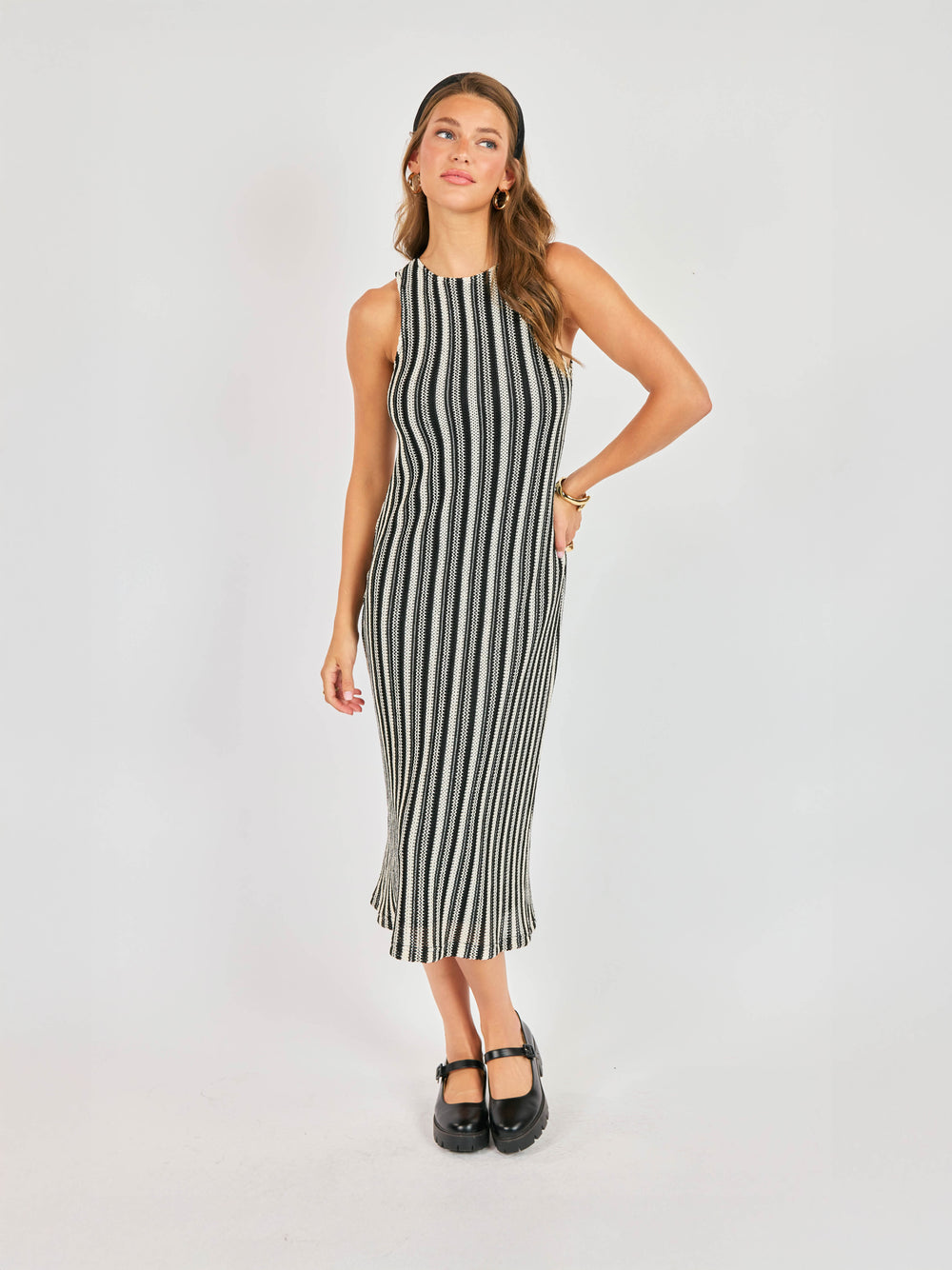 Moonlit Path Knit Dress