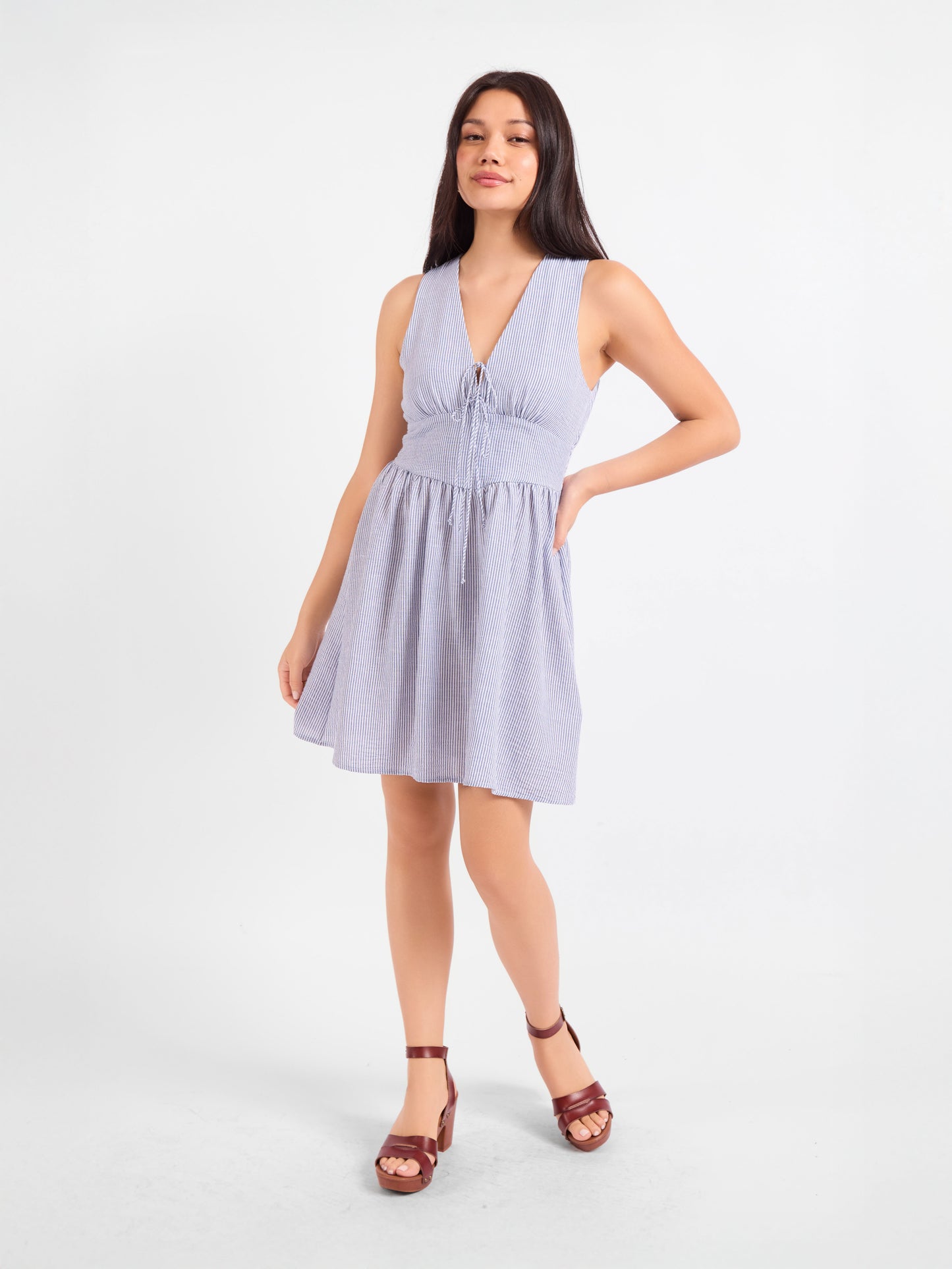 Garden Sun Tie Mini Dress