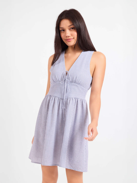 Garden Sun Tie Mini Dress