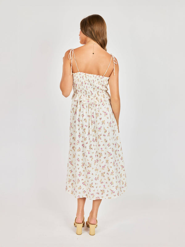 Bouquet Sweetheart Midi Dress