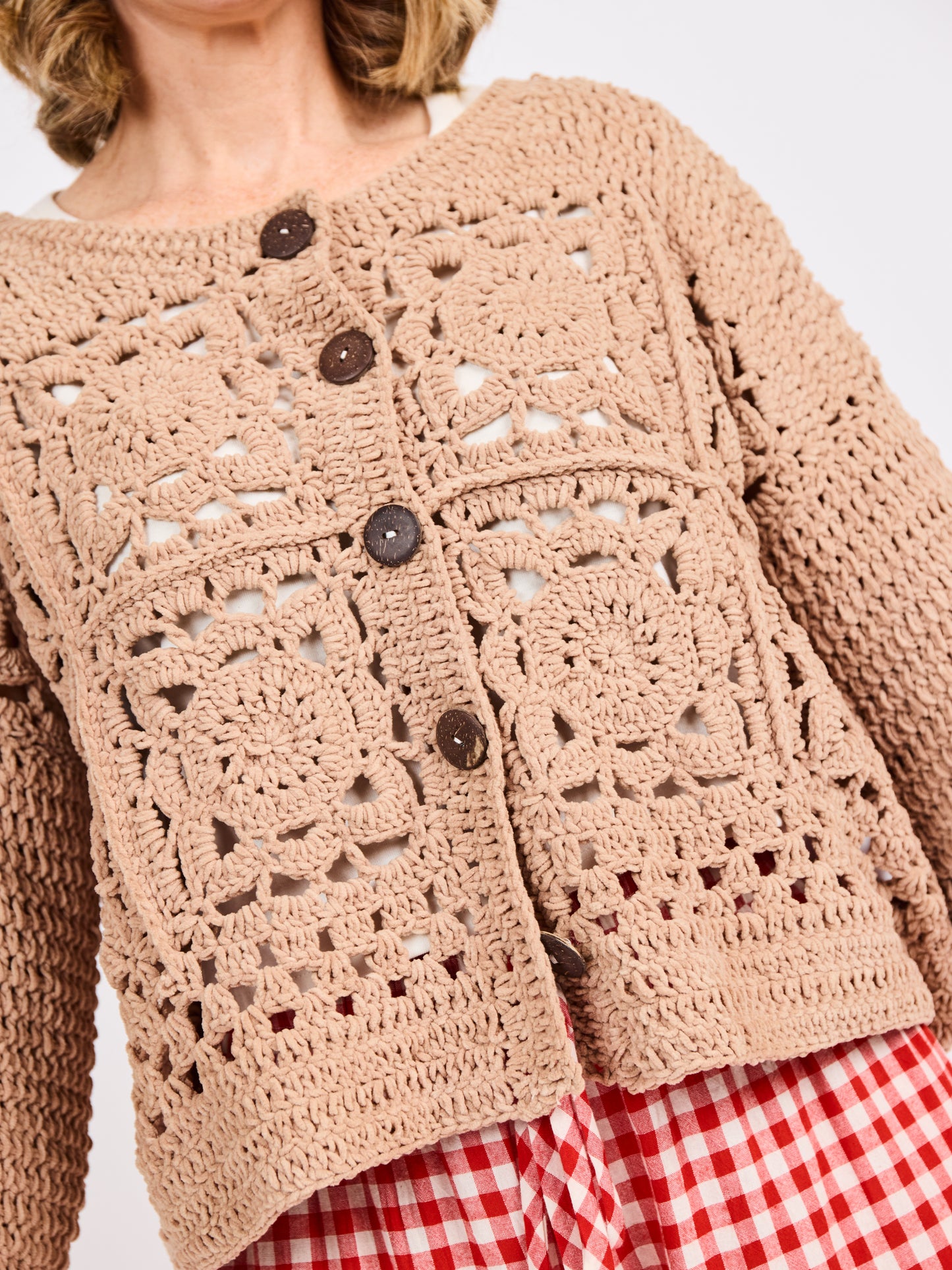 Caudalie Handknit Cardi