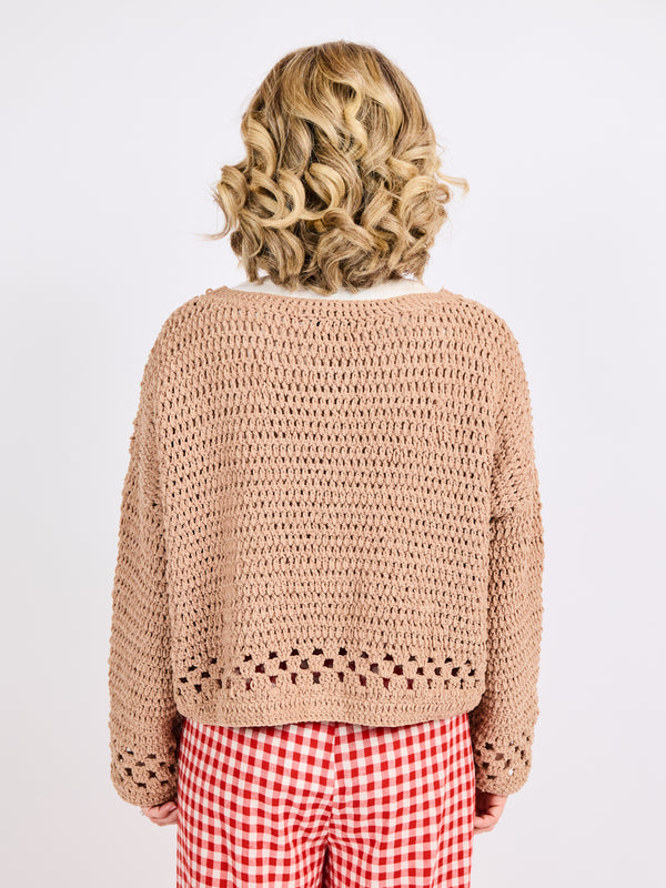 Caudalie Handknit Cardi