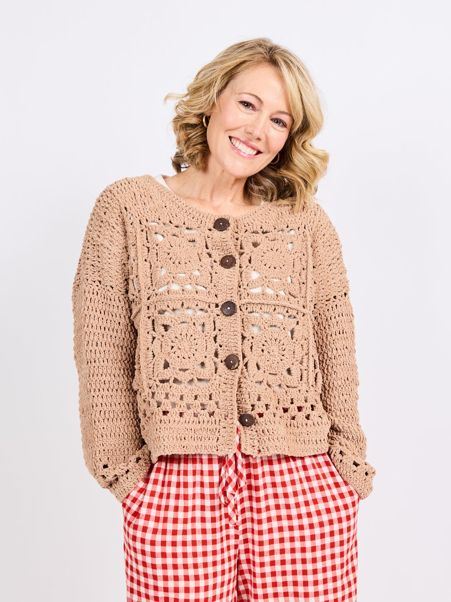 Caudalie Handknit Cardi