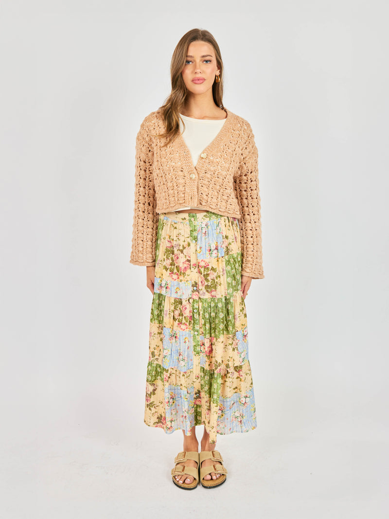 Krista Open Knit Cardi