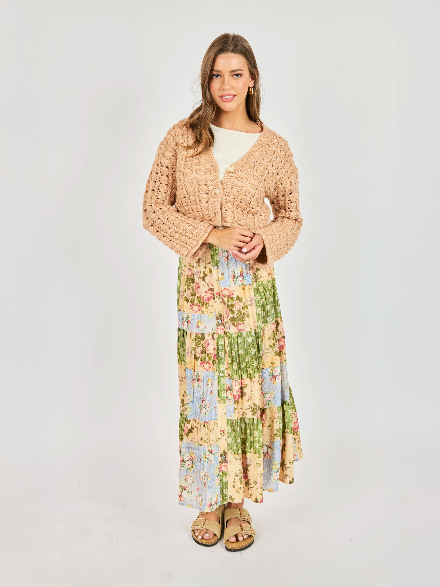 Krista Open Knit Cardi