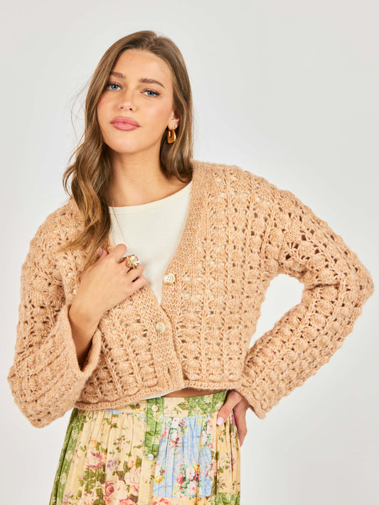 Krista Open Knit Cardi