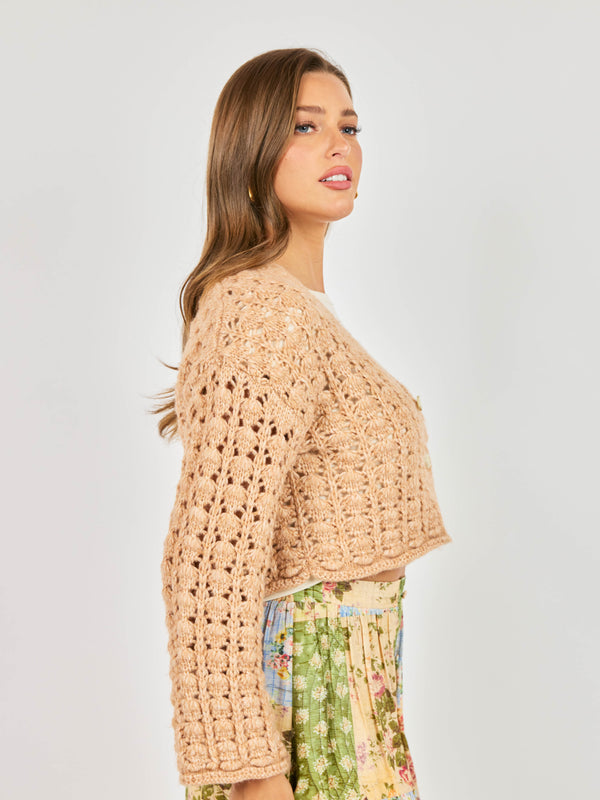Krista Open Knit Cardi