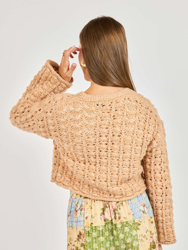 Krista Open Knit Cardi