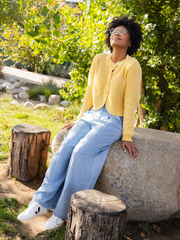 Sunroof Tulip Hem Cardi