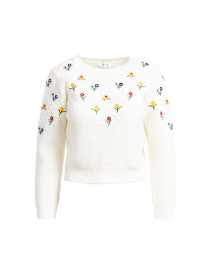 Bettie Embroidered Sweater