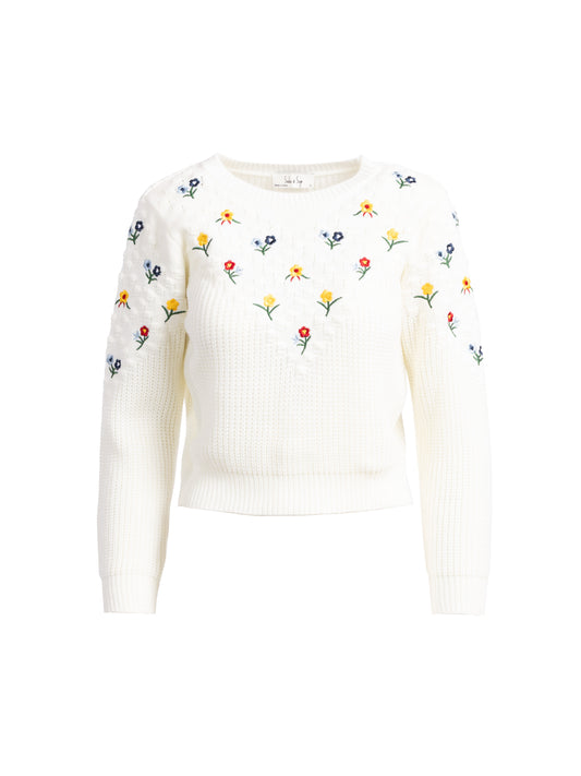 Bettie Embroidered Sweater