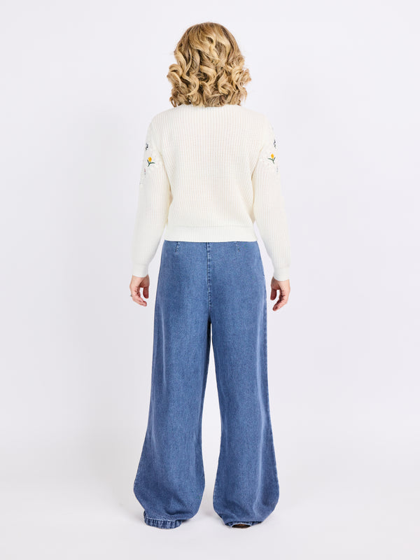 Bettie Embroidered Sweater