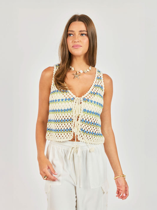Stairsteps Crochet Vest