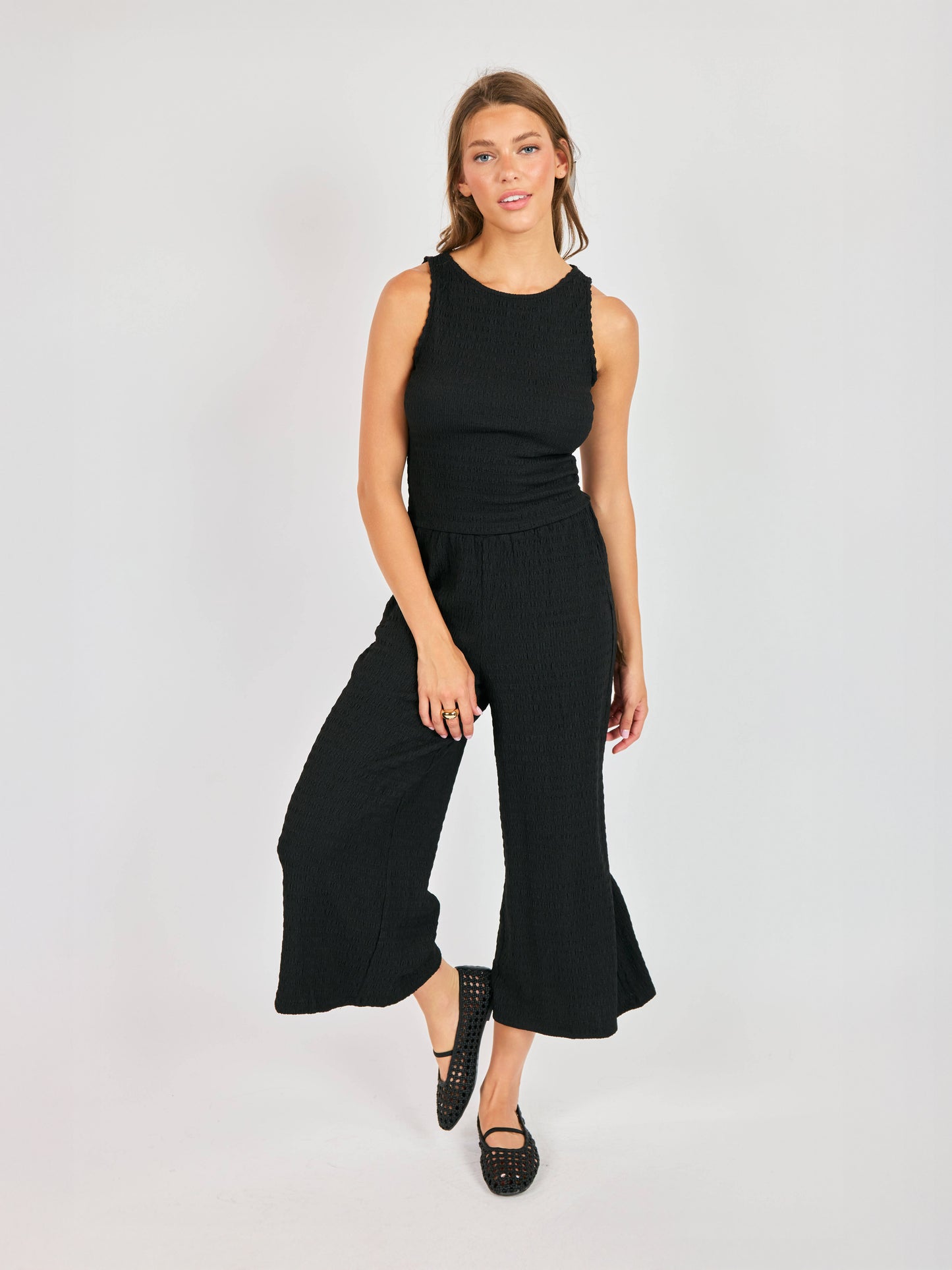 Howdy Honey Textured Pants