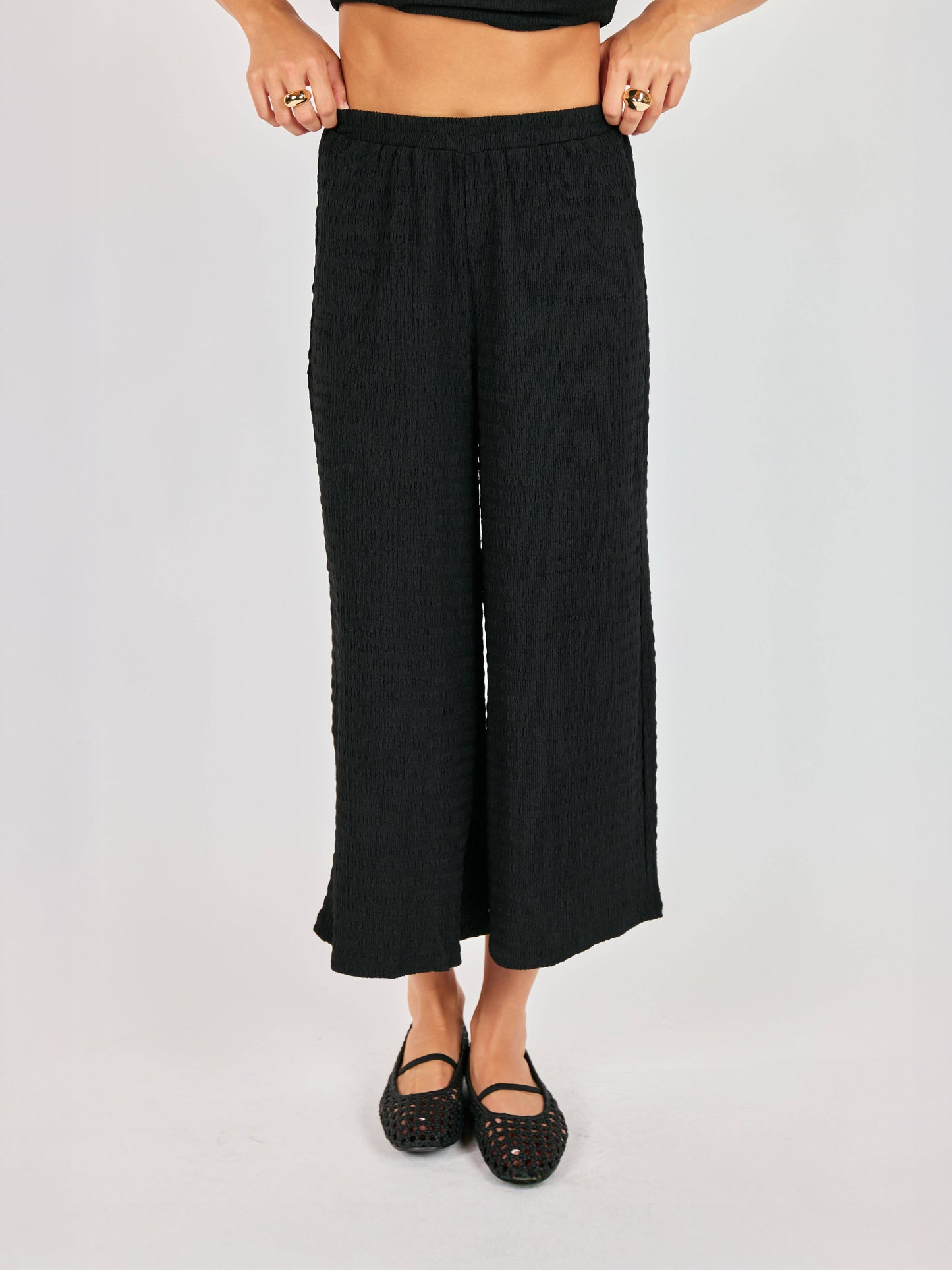 Howdy Honey Textured Pants